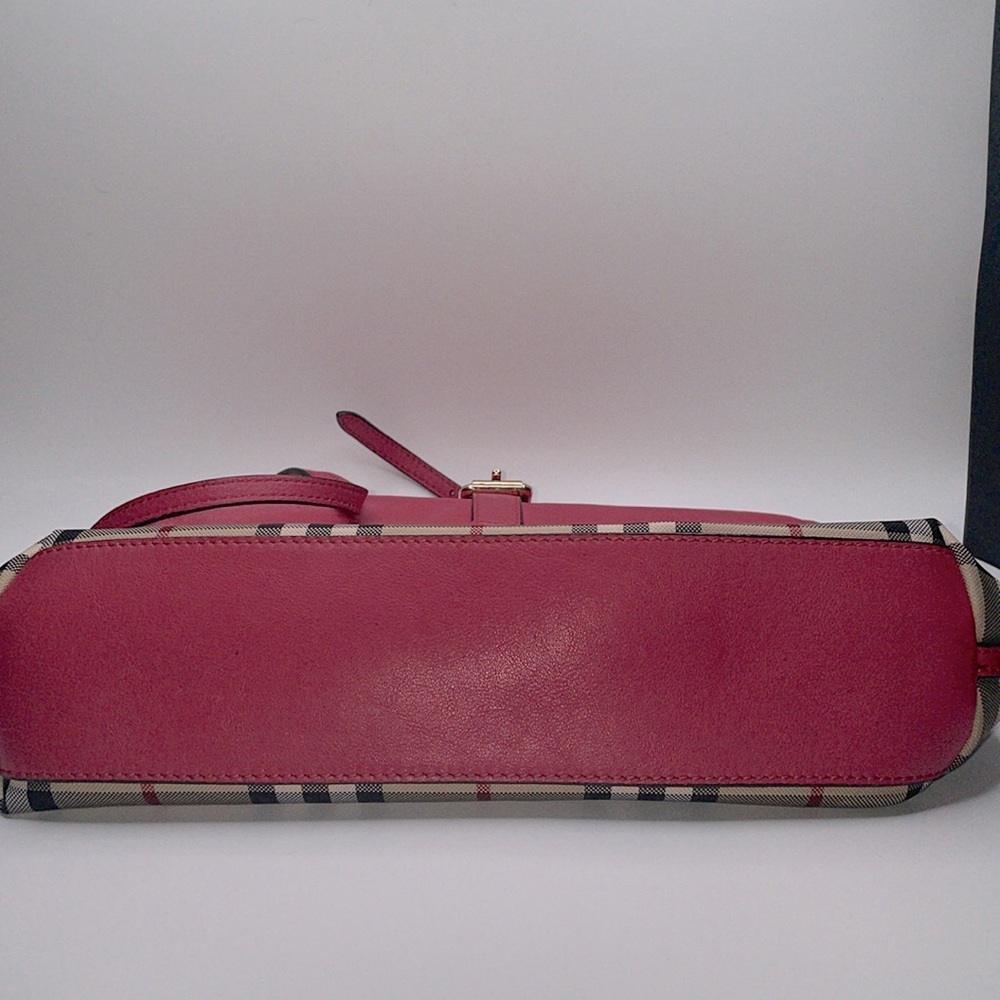 Burberry Horseferry Check Small Crossbody Bag Pink/Beige - Picture 6 of 16